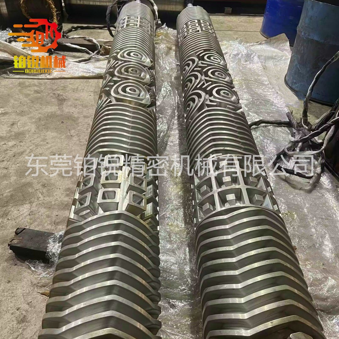 东莞铂锐压型机压辊七区花纹压型机水波纹压型机压辊花纹图案压辊