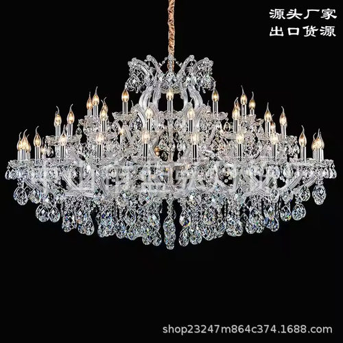 厂家直供酒店别墅欧式水晶吊灯客厅灯轻奢餐厅卧室灯具落地灯台灯