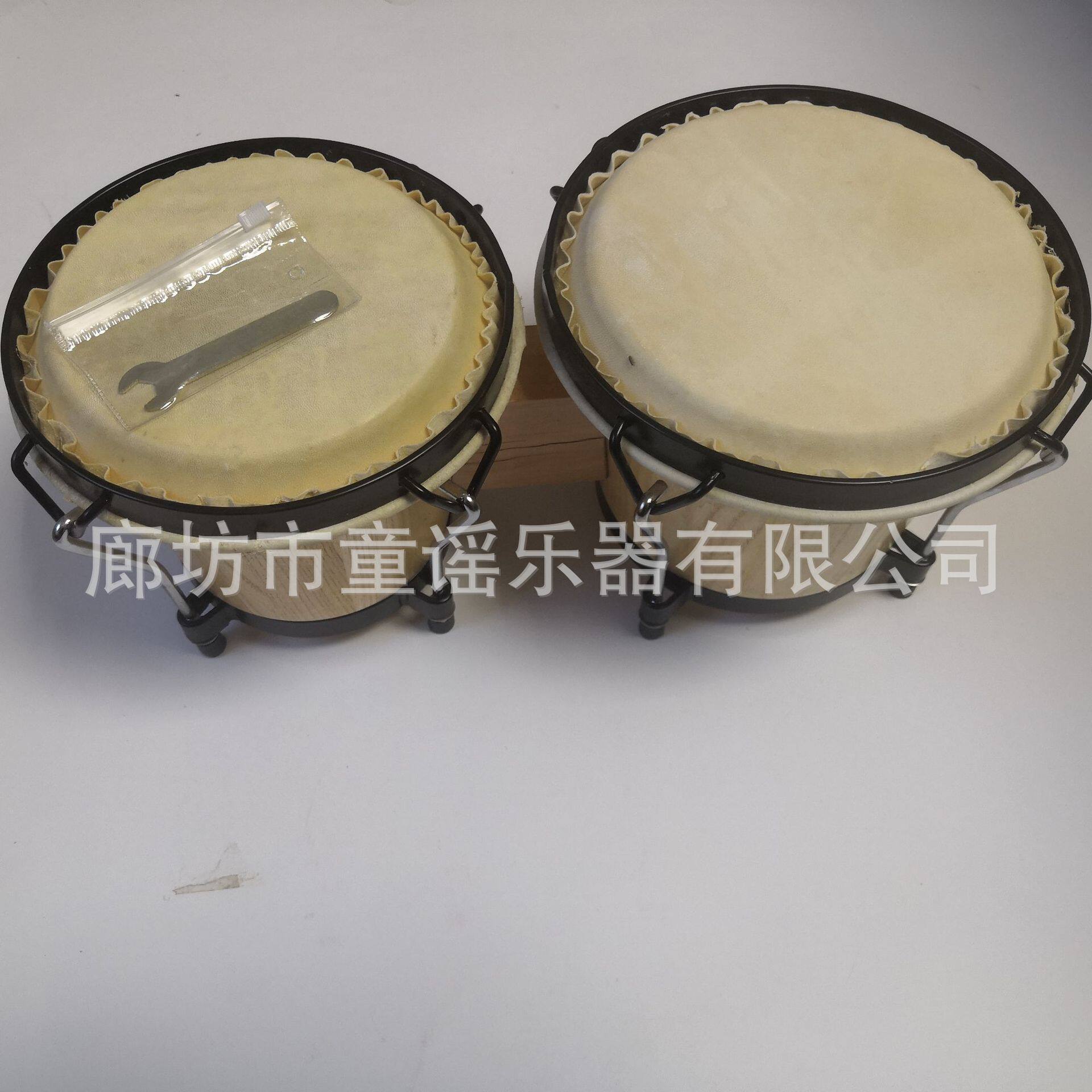 厂家批发奥尔夫打击乐器邦戈鼓非洲邦戈鼓可调邦戈鼓班戈鼓