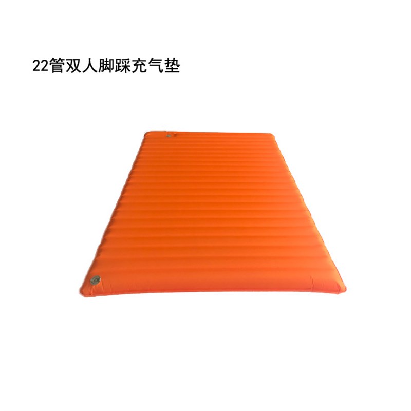 双人脚踩充气垫h 22管TPU充气床 充气床垫 户外睡垫野营垫车载床