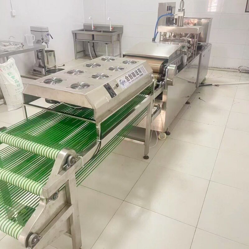 圆形秒熟烙饼机 全自动商用压饼成型机 水烙馍设备逸品机械