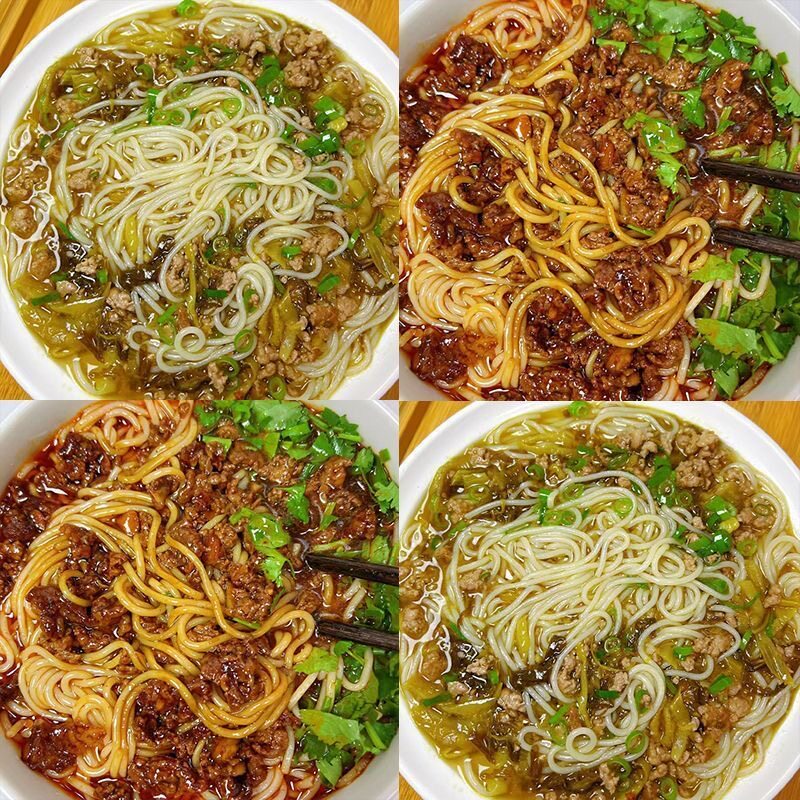 【买一箱送一箱】云南正宗过桥米线香辣牛肉桶装早餐夜宵方便零食