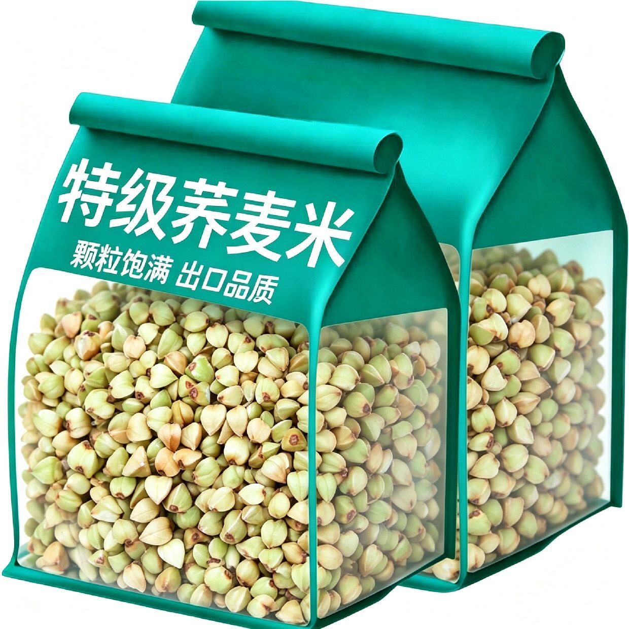 东北新荞麦米去皮荞麦粒农家荞麦仁荞麦米新米三角米5斤粗粮煮粥