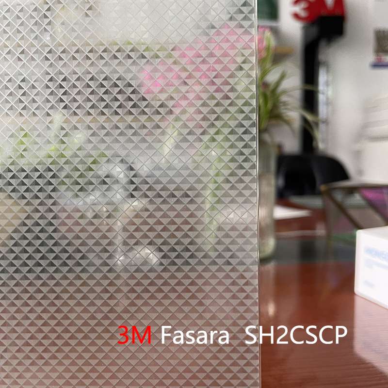 3M法纱装饰膜新品仿自然能石材云石纹路棉絮状黑灰色个性安全防爆