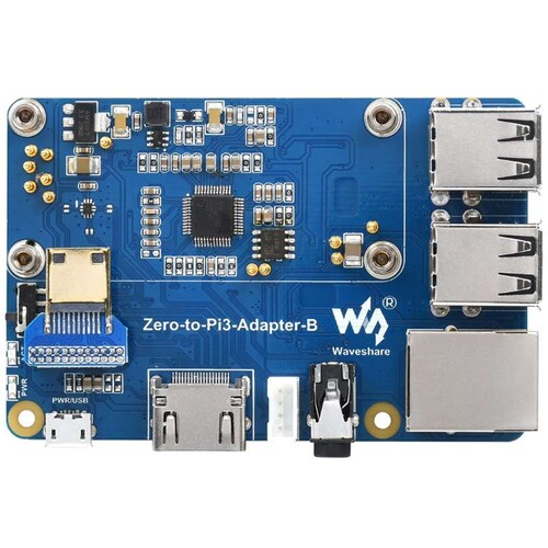 树莓派Zero 2 w转3B扩展板 Raspberry Pi 3 Model B/B+ 替代方案