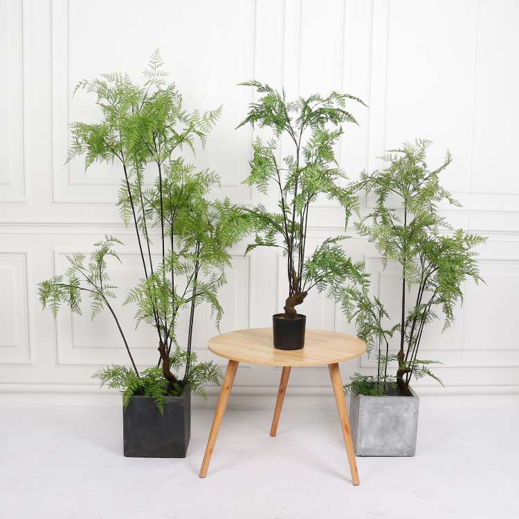高档仿真蕨草植物盆景 客厅大型仿真蕨树盆栽 装饰假树 摄影道具