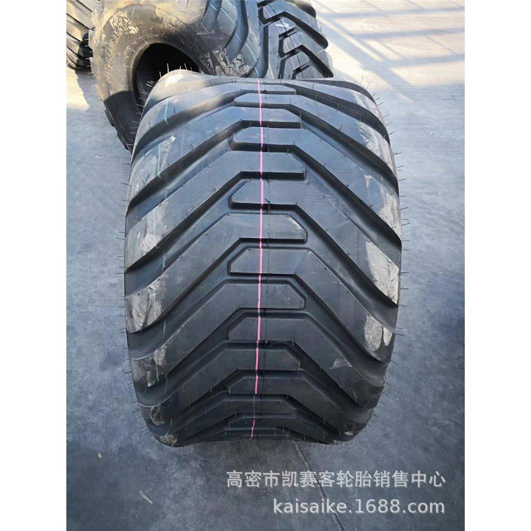 打捆机轮胎500/50-17 真空宽胎防悬浮 农业机械轮胎 配钢圈