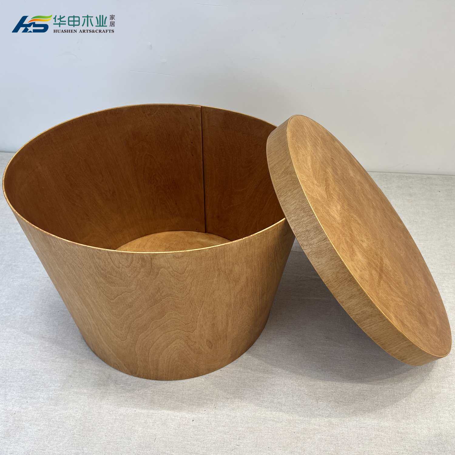 木制手工实木夏克盒椭圆大号储物收纳盒茶几床头柜装饰摆件木箱