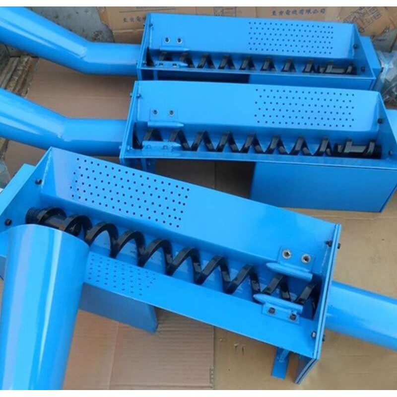 螺旋杠自动排屑器蛟龙叶片铁铝削铁屑输送机数控机床螺旋式排屑机