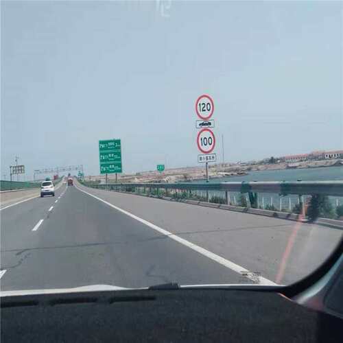 厂家 q345热镀锌152单立柱标志杆道路指示牌杆八角监控杆