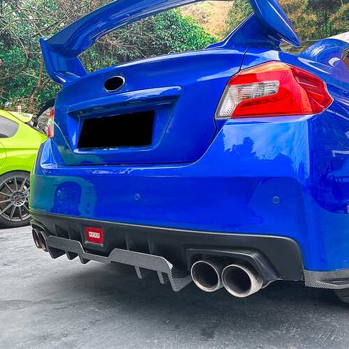 适用斯巴鲁WRX STI VA 2015-2021后唇尾唇扰流板车贴外饰跨境改装