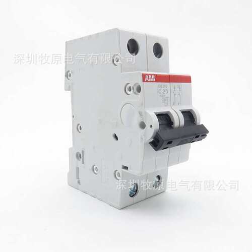 ABB微型断路器SH200 2P 6KA空气开关SH202-D63 2CDS212001R0631