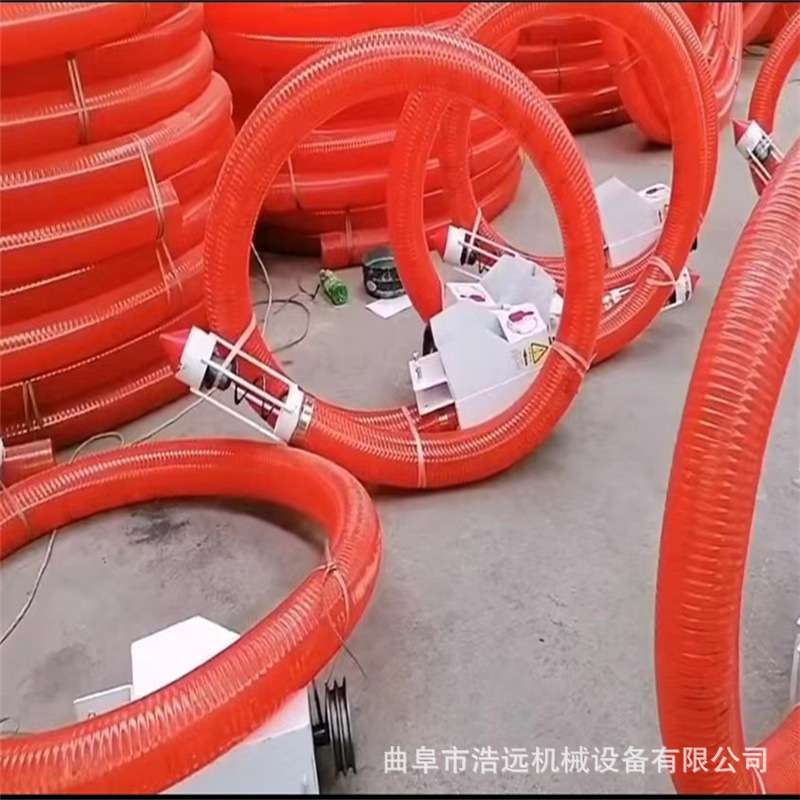4寸牛筋软管软管吸粮机弹簧蛟龙上料机河沙运输抽沙机图片