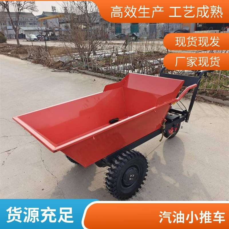 工地用手推搬砖车 家用汽油小推车 小型工地手推翻斗车
