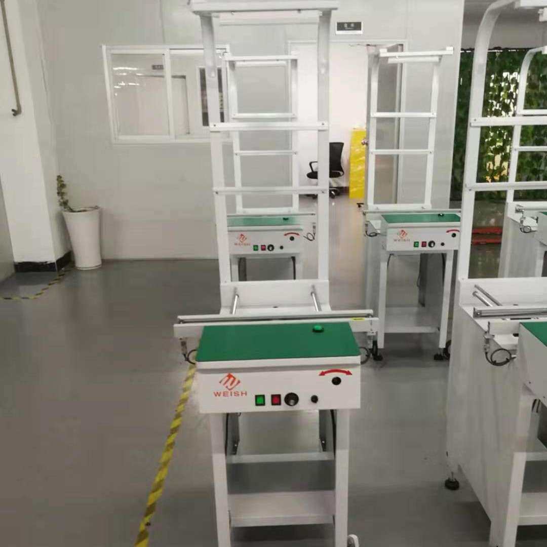 SMT灯架防尘罩冷风扇接驳台PCB板过板设备波峰焊炉后冷却接驳台