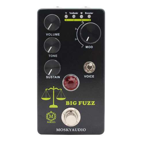 MOSKYAUDIO 电吉他单块效果器BIG FUZZ 法磁效果器 失真法兹 法滋