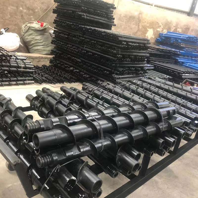 厂家 潜孔钻杆潜孔麻花钻杆60/64/76钻杆隧道打桩钻具钻杆配件