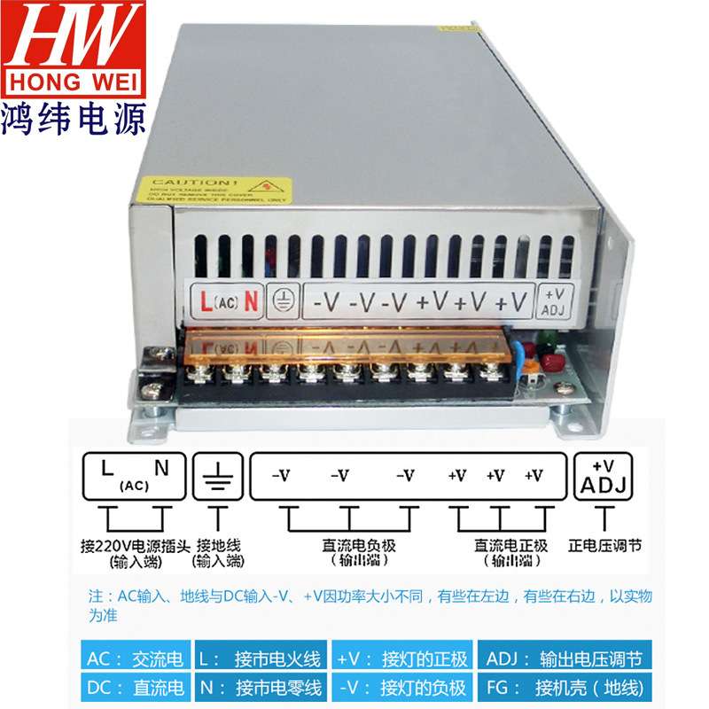 72V1500W开关电源 机器工控设备电源AC转DC72v监控安防工程电源