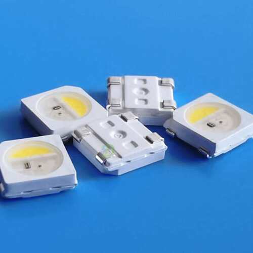 5050RGBW幻彩灯珠IC全彩SK6812 WS2812红蓝绿白四合一智能外控LED