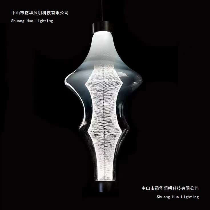 新款意大利玻璃吊灯北欧设计师现代艺术餐厅吧台展厅样板间软装灯