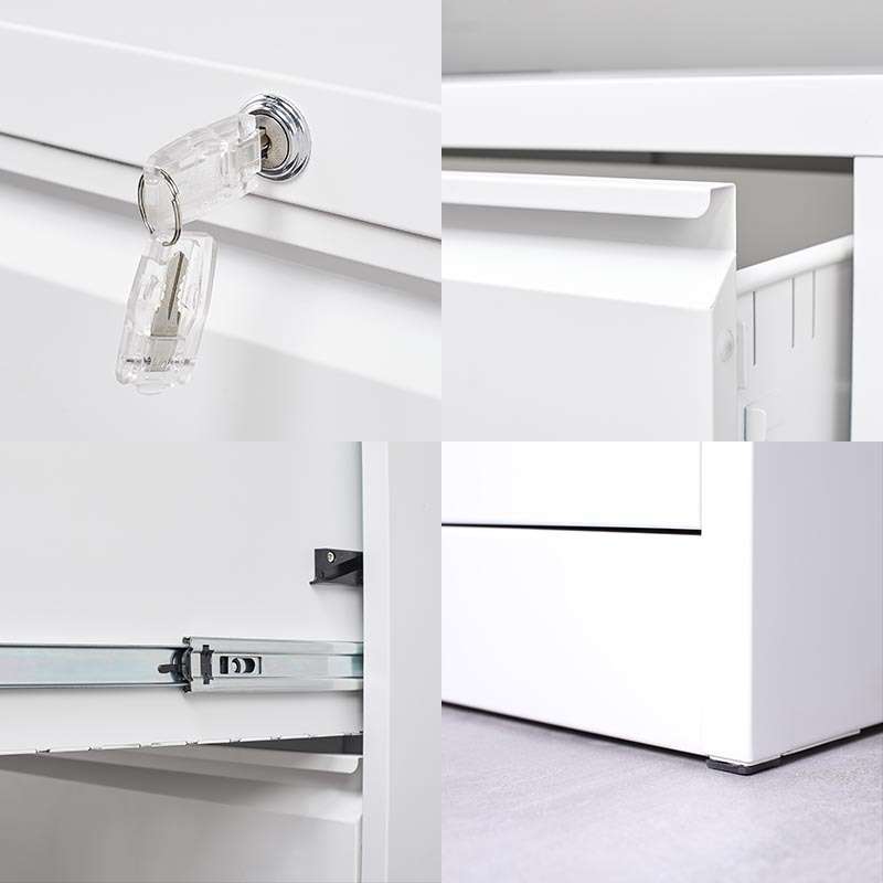 加厚办公室挂劳柜a4fc钢制文件办公置物柜卡箱三斗四斗档案抽屉柜