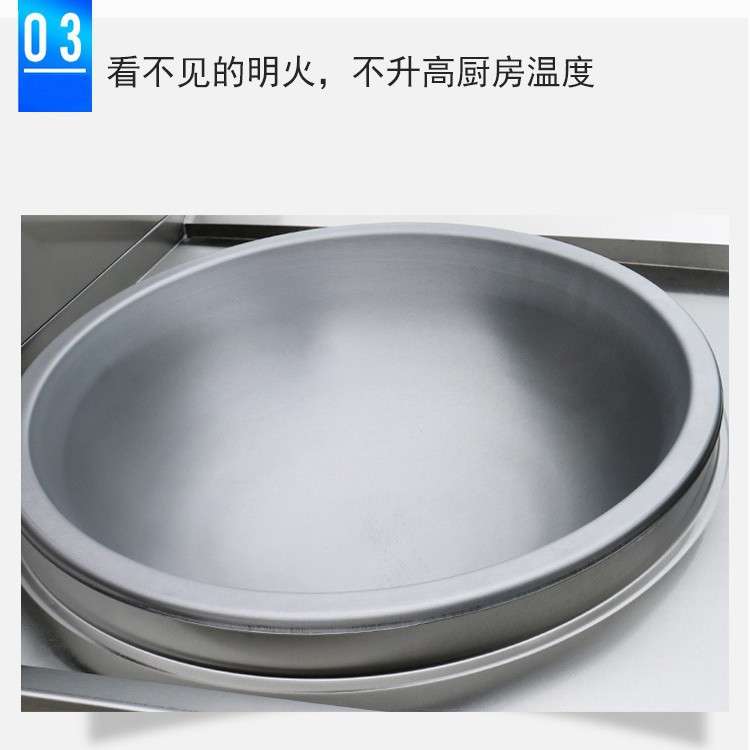 方宁商用电磁炉20KW 单眼电磁大锅灶学校食堂商用电磁炉灶CE认证