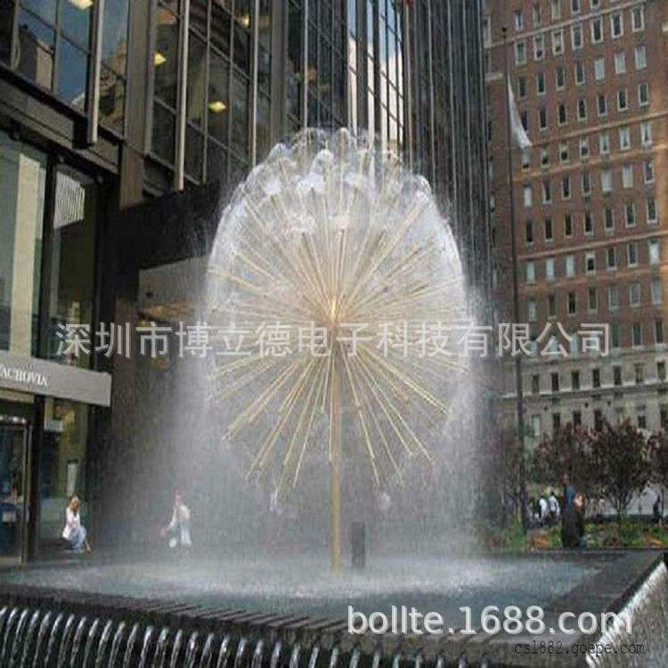 源头厂家制作安装圆形互动水景喷泉工程园林水池泳池景观大型庭院