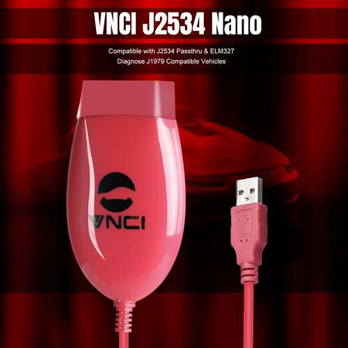 VNCI J2534 Nano 支持J2534和ELM327模式 自动切换模式