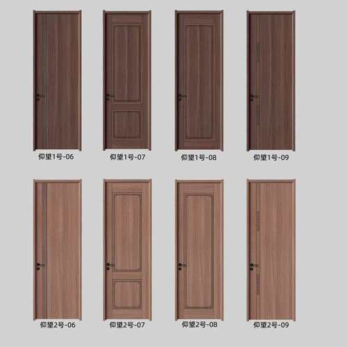 复合实木门室内门房门隔音抗压入户卧室门烤漆简约雕花房间门
