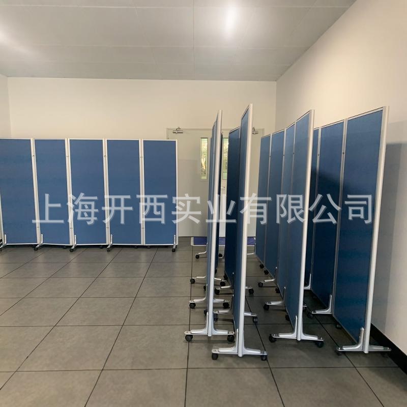 学校活动展板软木图钉亚麻布画展屏风宣传办公可折叠移动屏风隔断