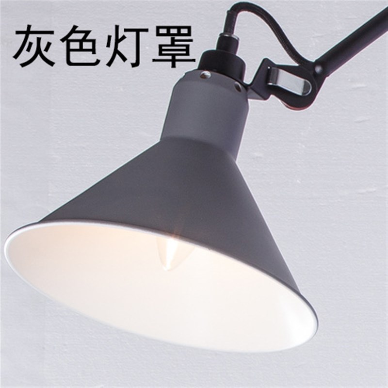 led护眼小台灯书桌工作办公卧室床头读书北欧简约折叠创意夹子式