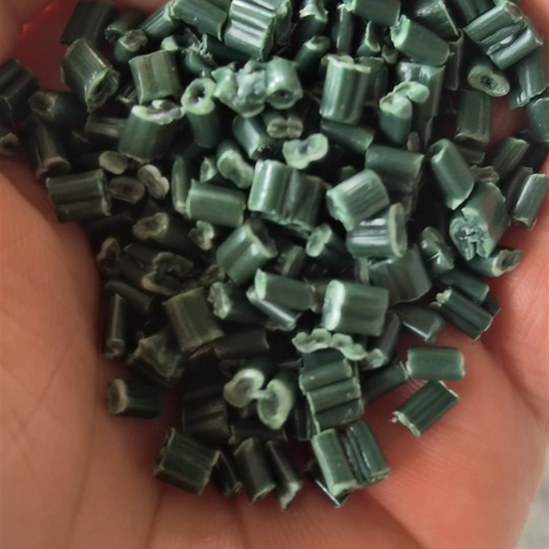 PP绿色彩板颗粒用于注塑和A拉丝防尘网盖土网花盆垃圾桶