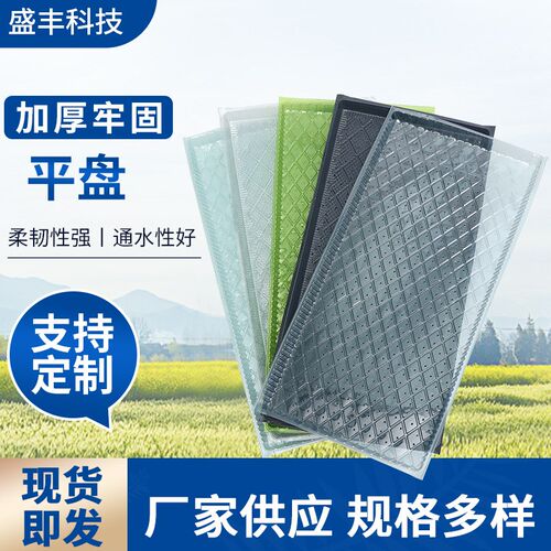 水稻苗平盘软盘 9寸7寸育苗盘透G明加厚插秧机盘水稻育秧盘