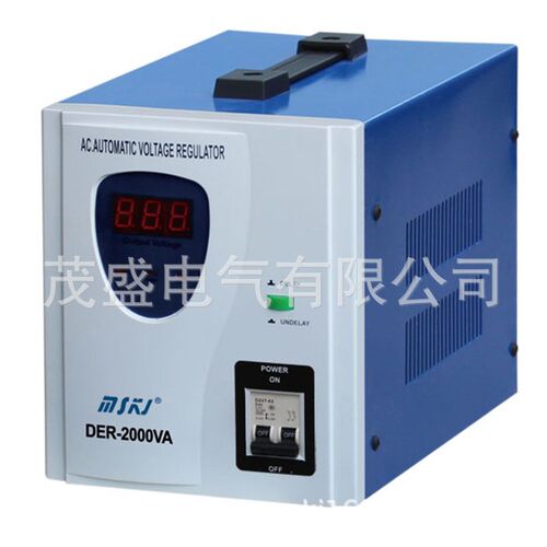 单相220v继电器稳压器SVR1000Fw欧插电子式稳压器指针表工厂生产