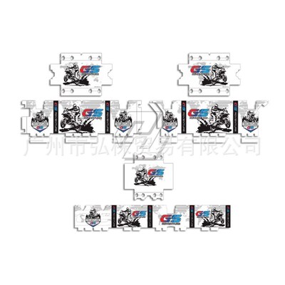 适合宝/马R1200jGS ADV R1250GS ADV铝合金三箱贴纸贴花适合原厂