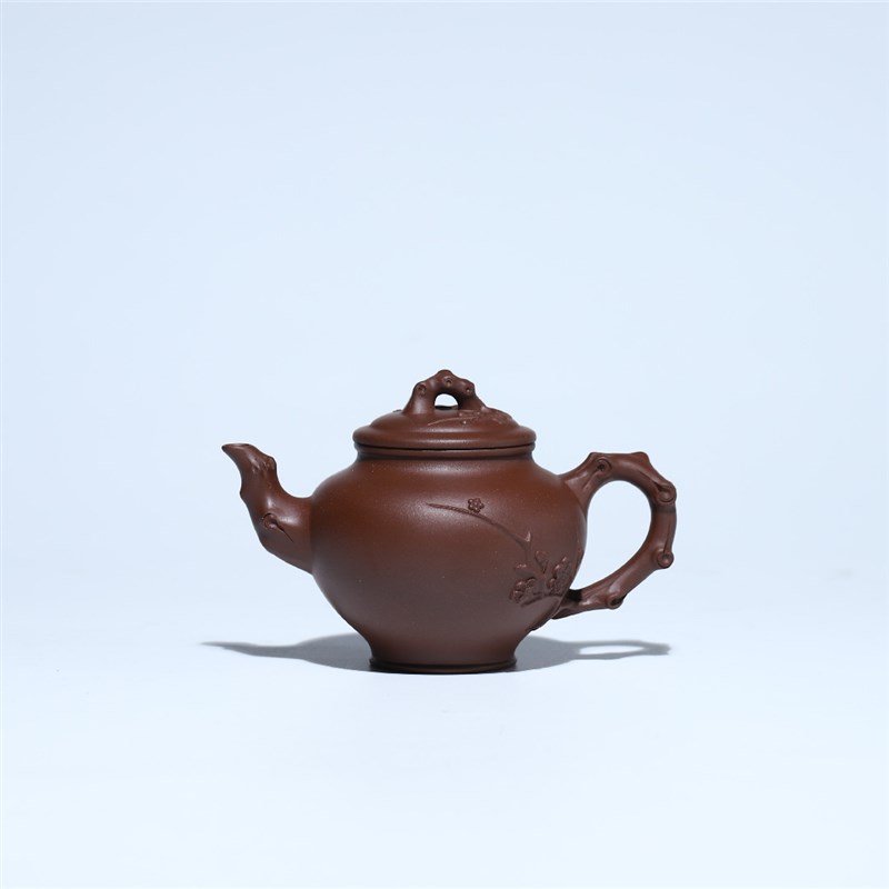 梅花报春 宜兴紫砂o壶原矿底槽清匠心手制高档紫砂茶壶产地直销