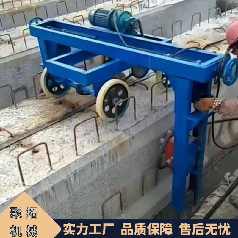 空心板凿毛机 龙门式打毛机器 箱梁自动行走立面拉毛机