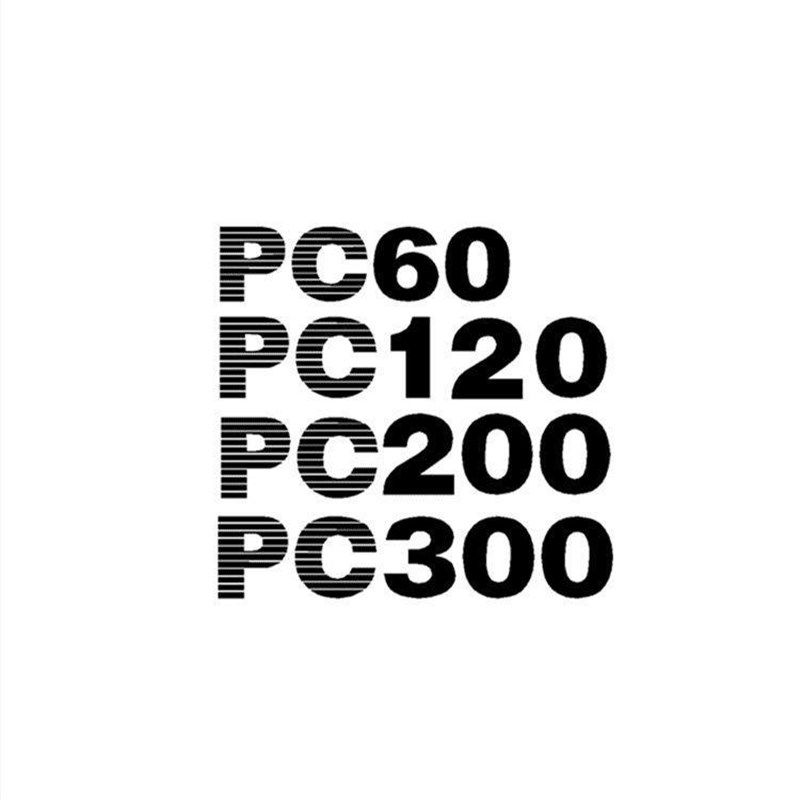 小松挖掘机PC60 90 100 200 220 352-6车身边门标号数字贴纸型签