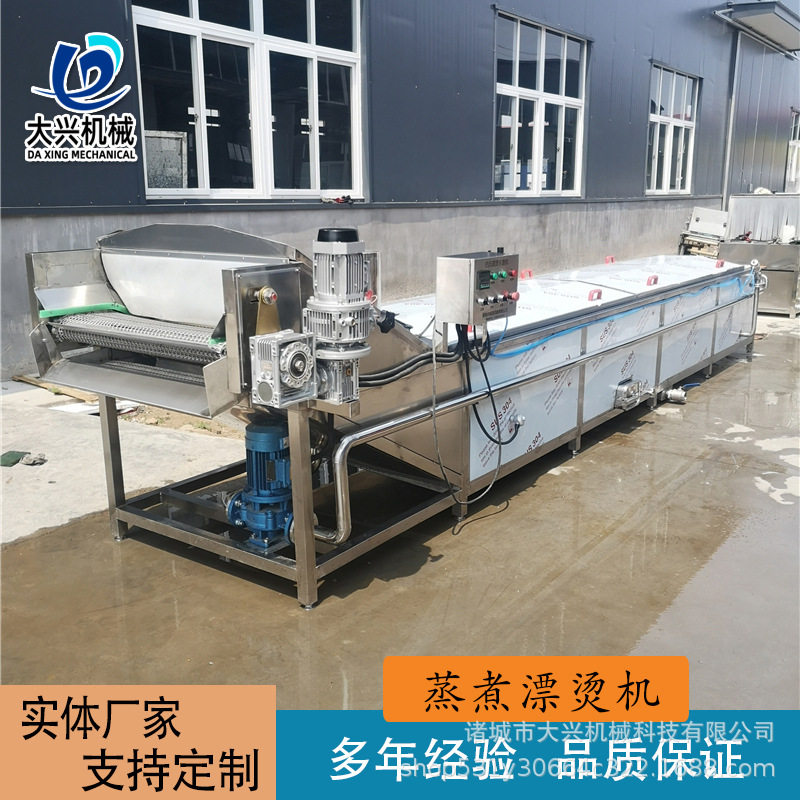 果蔬汽蒸杀青漂烫机护色