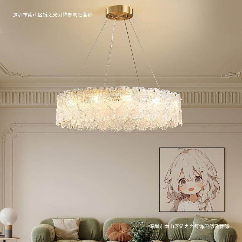 全铜客厅灯后现代轻奢吊灯餐