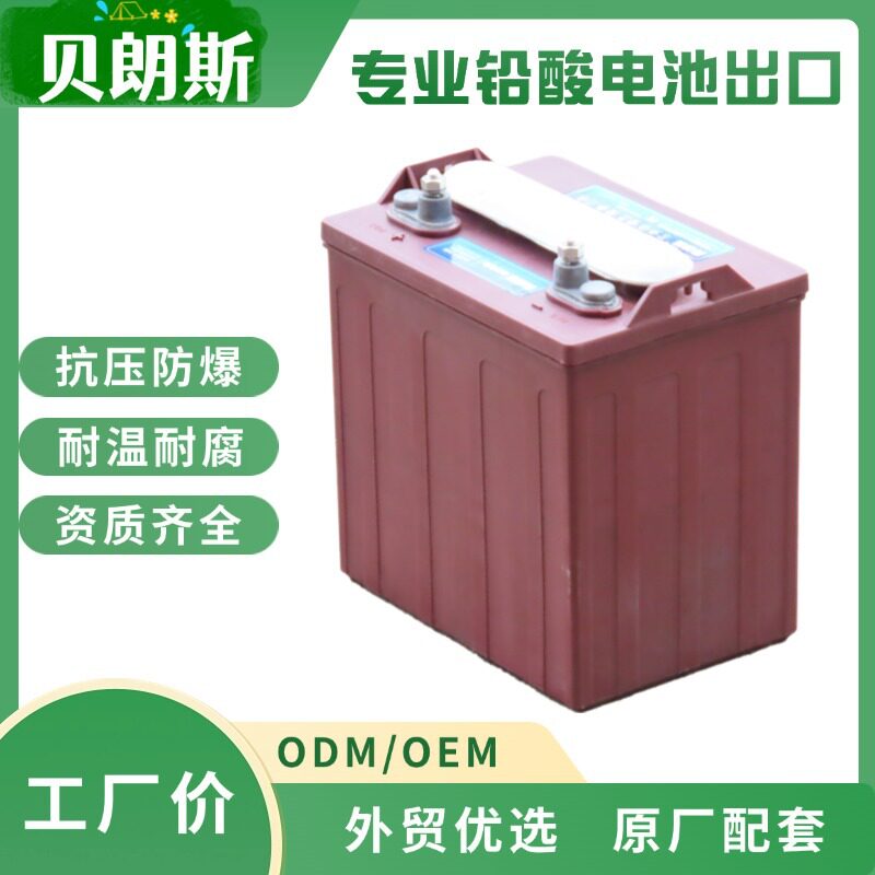 铅酸动力蓄电池 T-105 观光游览车电瓶6V225Ah 支持出口