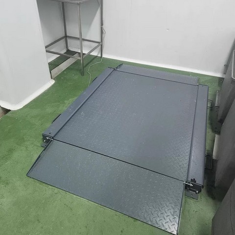 1t地磅2t小地称3吨电子平台秤双层结构双坡适合小推车使用地磅秤