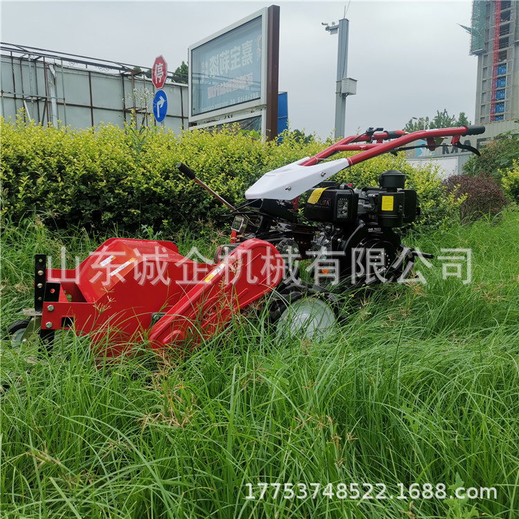 186柴油手扶甩刀式还田灭草机