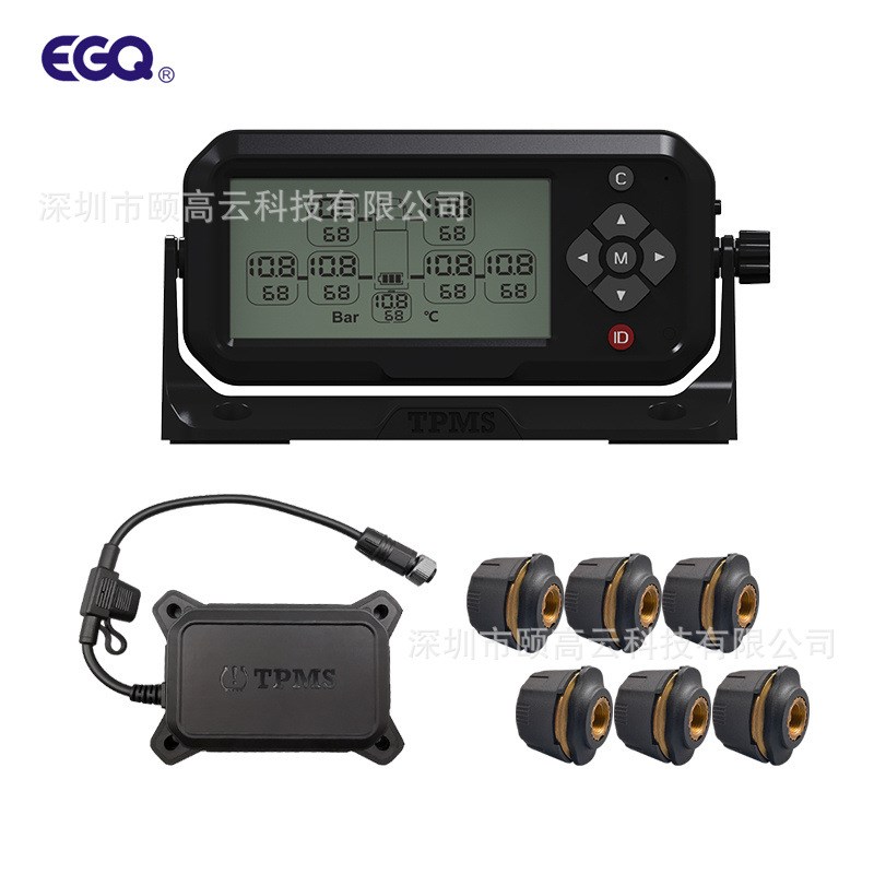 6轮卡车a外置胎压监测TPMS 支持自动换挂