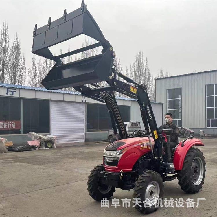 农用车改装前铲 前装 叉车 前推 夹包机 抓草机 前铲后挖等多机具