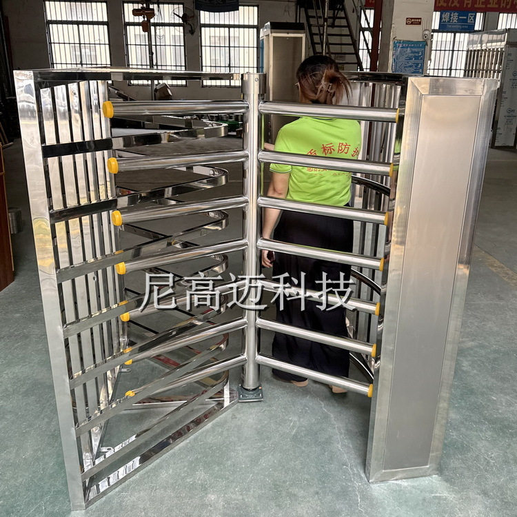尼高迈不锈钢转闸工厂铜陵客运站旅客出站通道半高单向门只出不进