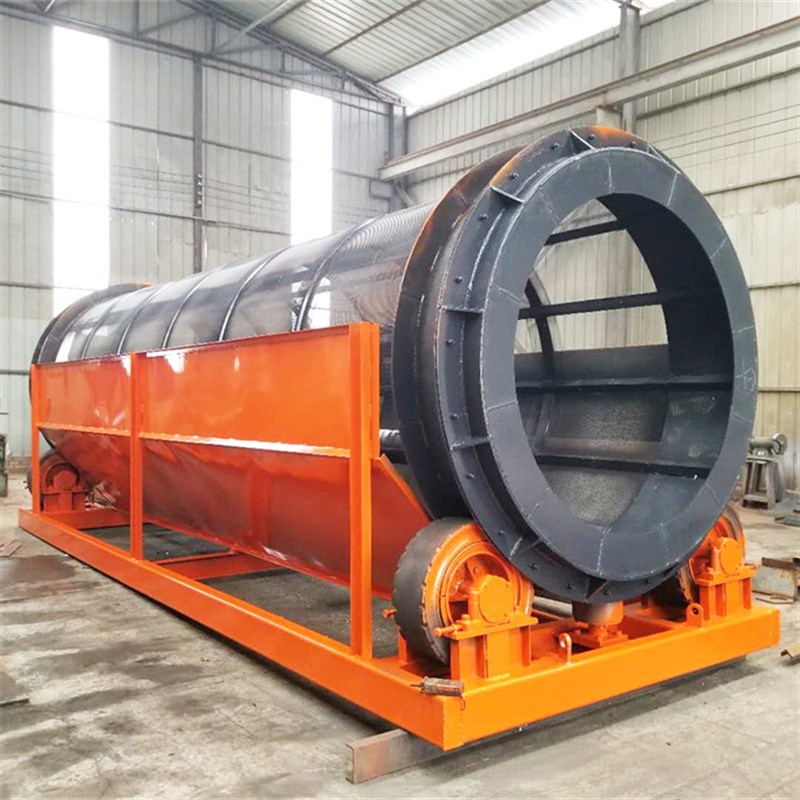 沙场大型商用型筛分机震动筛滚筒式分筛设备江西移动筛沙机