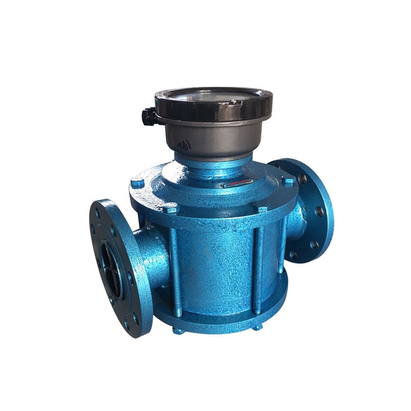 腰轮流量计柴油汽油液体油表LL-65机械回零流量表