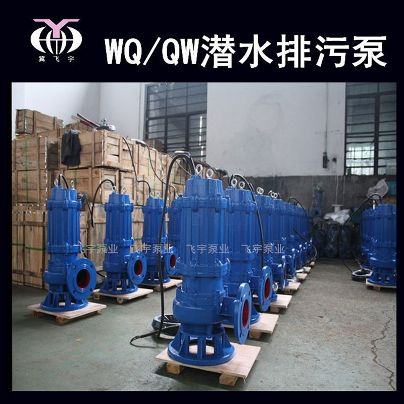 200WQ400-10-22KW潜水电泵排污泵 JQW无堵塞污水污物潜污泵提升泵