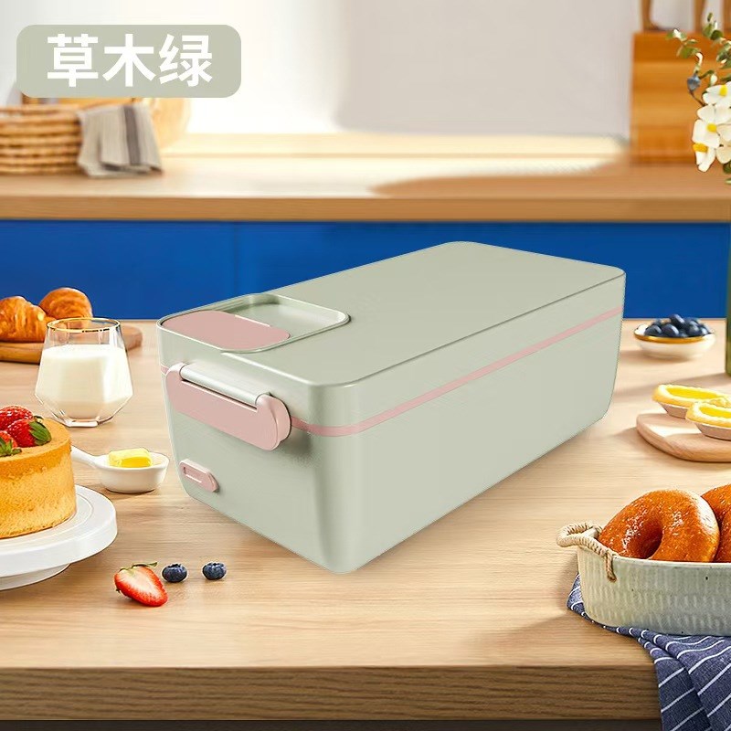 充电学生大容量电热保温饭盒w304内胆家用上班族热饭 热菜神器